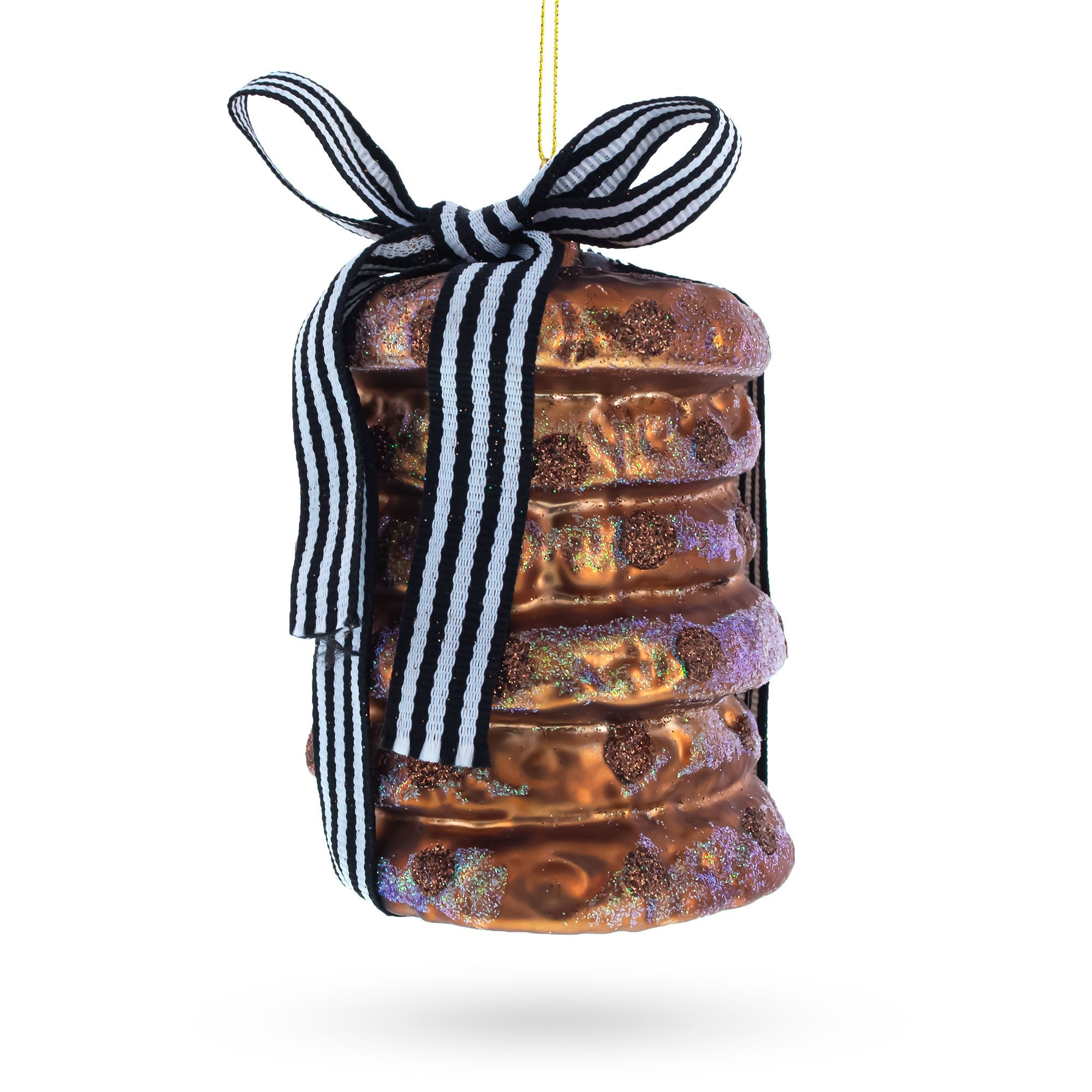 Delectable Chocolate Chip Cookies – Blown Glass Christmas Ornament