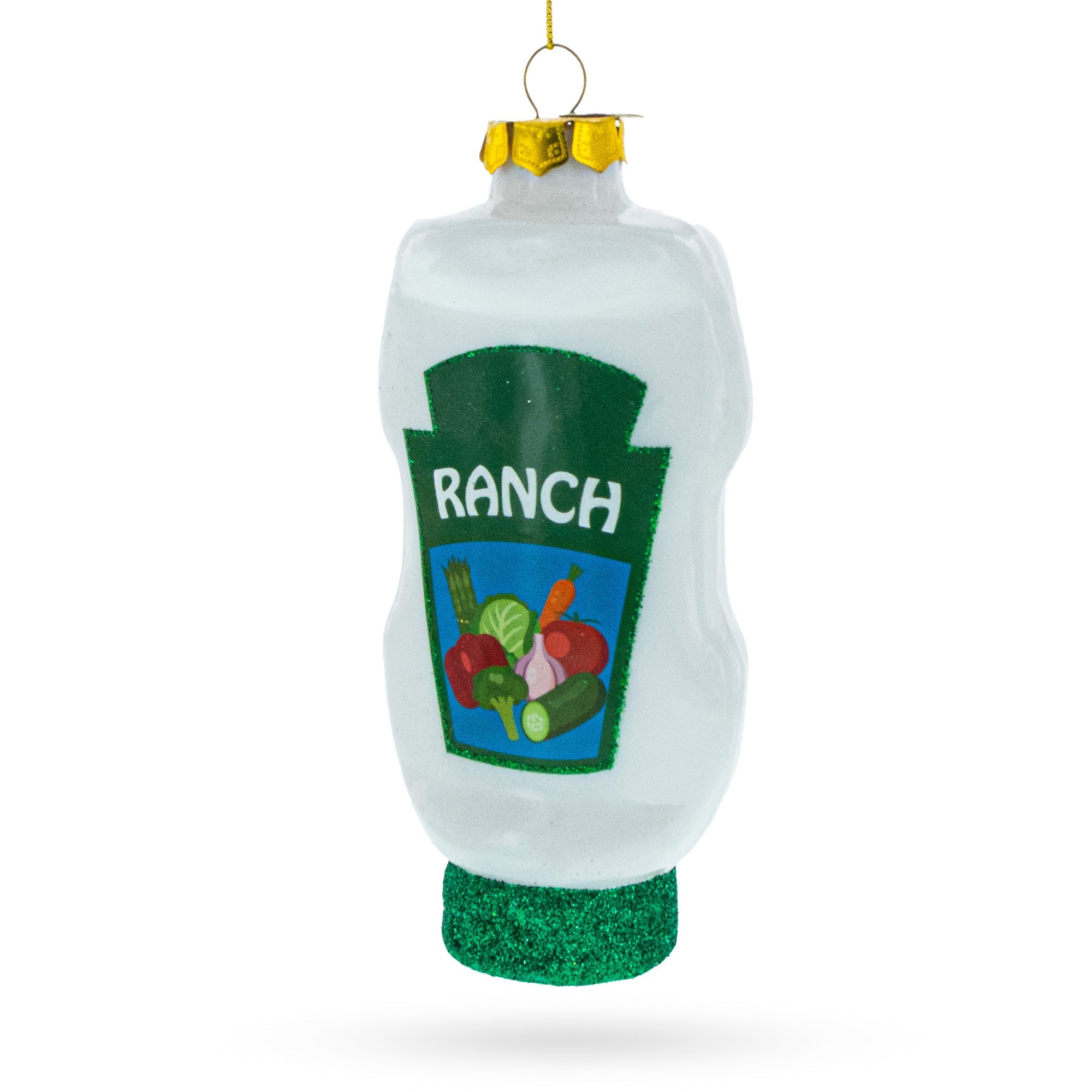 Delicious Ranch Dressing – Blown Glass Christmas Ornament