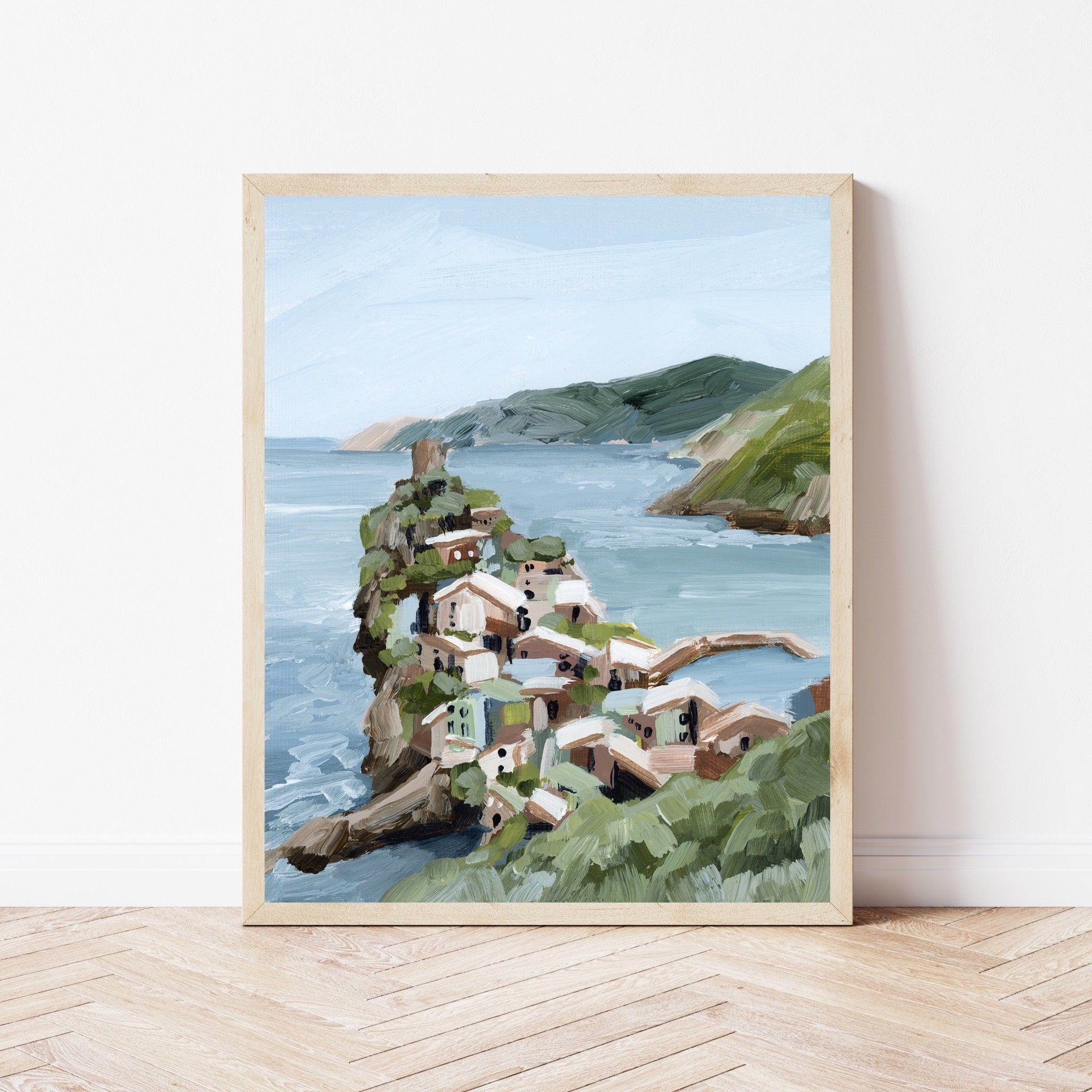 “Cliffs of Vernazza” Art Print