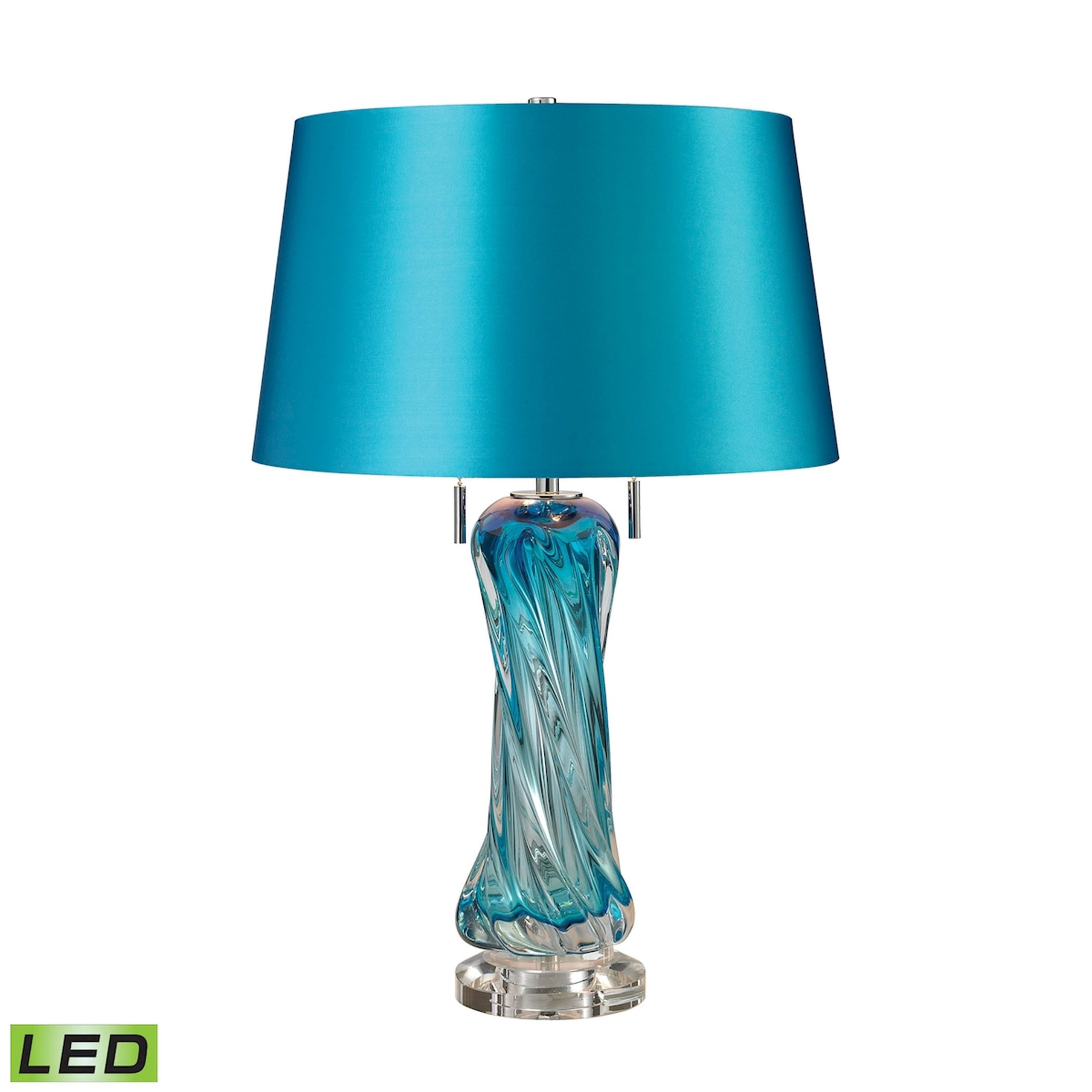 ELK SIGNATURE D2664-LED Vergato 24” High 2-Light Table Lamp – Blue LED