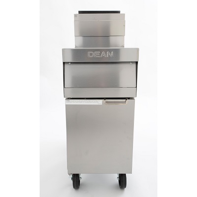 Dean 1PRG50T – Floor Fryer, gas, 50 lb. capacity, stainless steel frypot, door, & cabinet