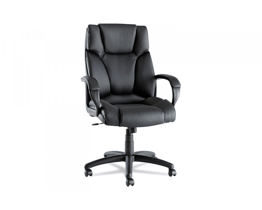 FaFurn – High-Back Swivel Tilt Black Soft Touch Leather Office Chair