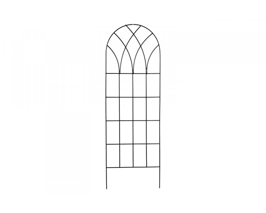 FaFurn – 60-Inch Gothic Arch Top Metal Wall Trellis For Home Garden