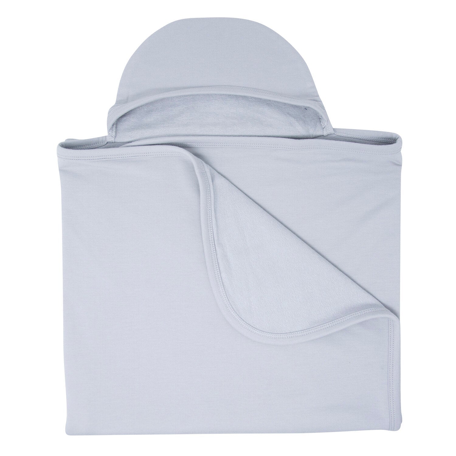 French Terry Hooded Towel – Glacial Grey