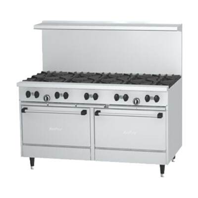 Garland X60-10RR – Restaurant Range, gas, 60″ , (10) 30,000 BTU open burners, with cast