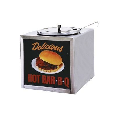 Gold Medal 2196 – Barbecue Warmer, 2 oz. dipper, stainless steel construction