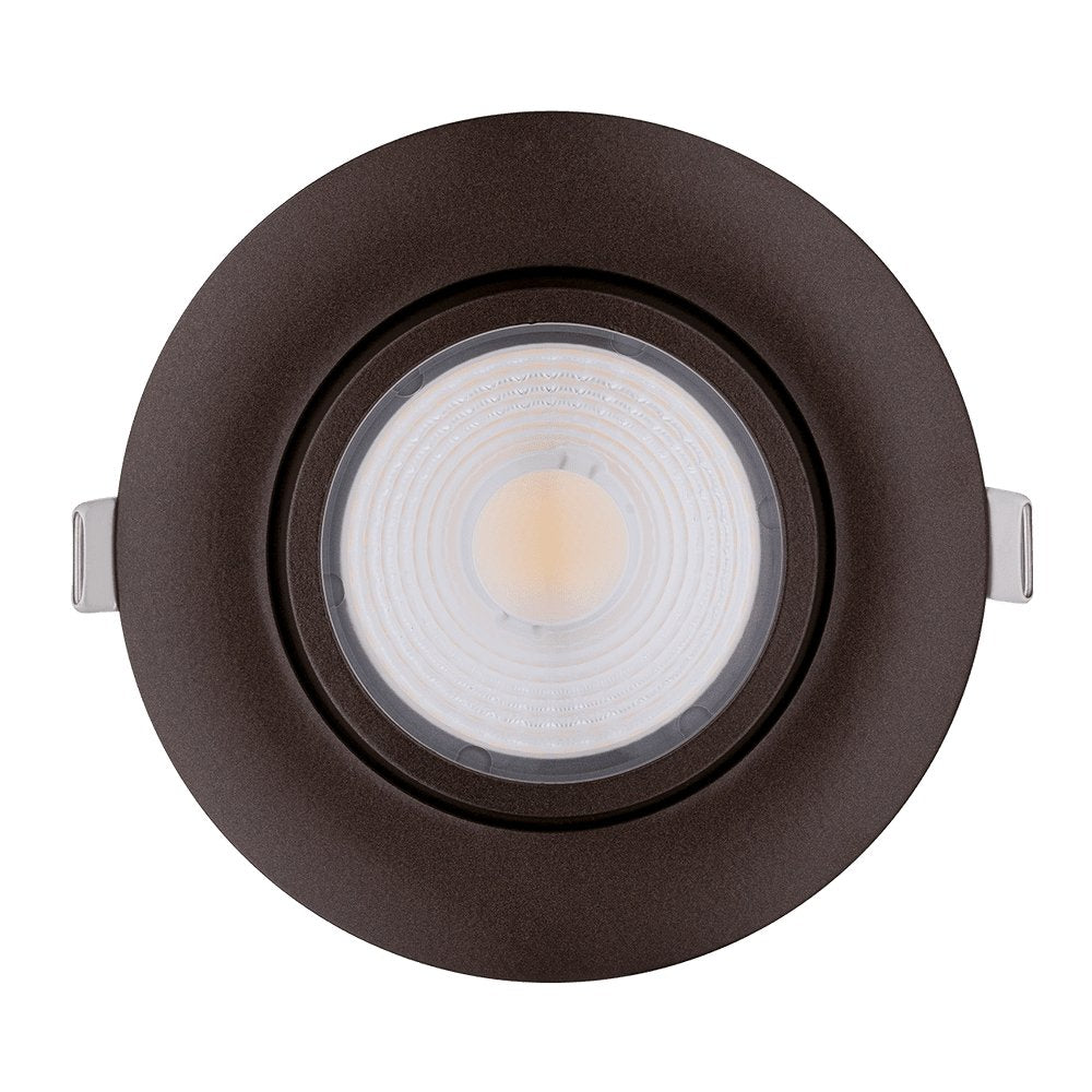 Goodlite G-48359 4″ 14W LED Recessed Gimbaled Downlight Selectable CCT Bronze