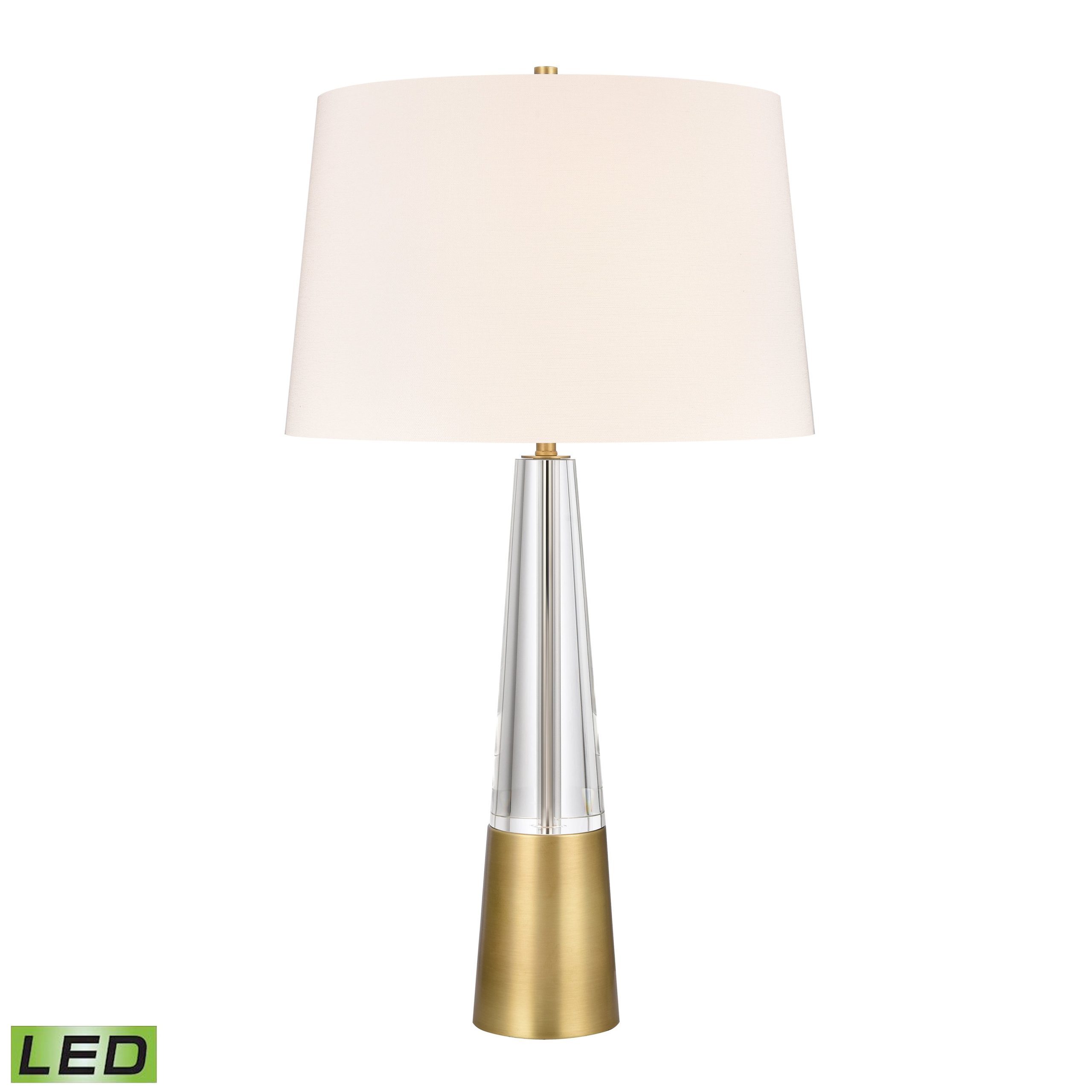 ELK SIGNATURE H0019-9590-LED Bodil 31” High 1-Light Table Lamp – Clear – Includes LED Bulb