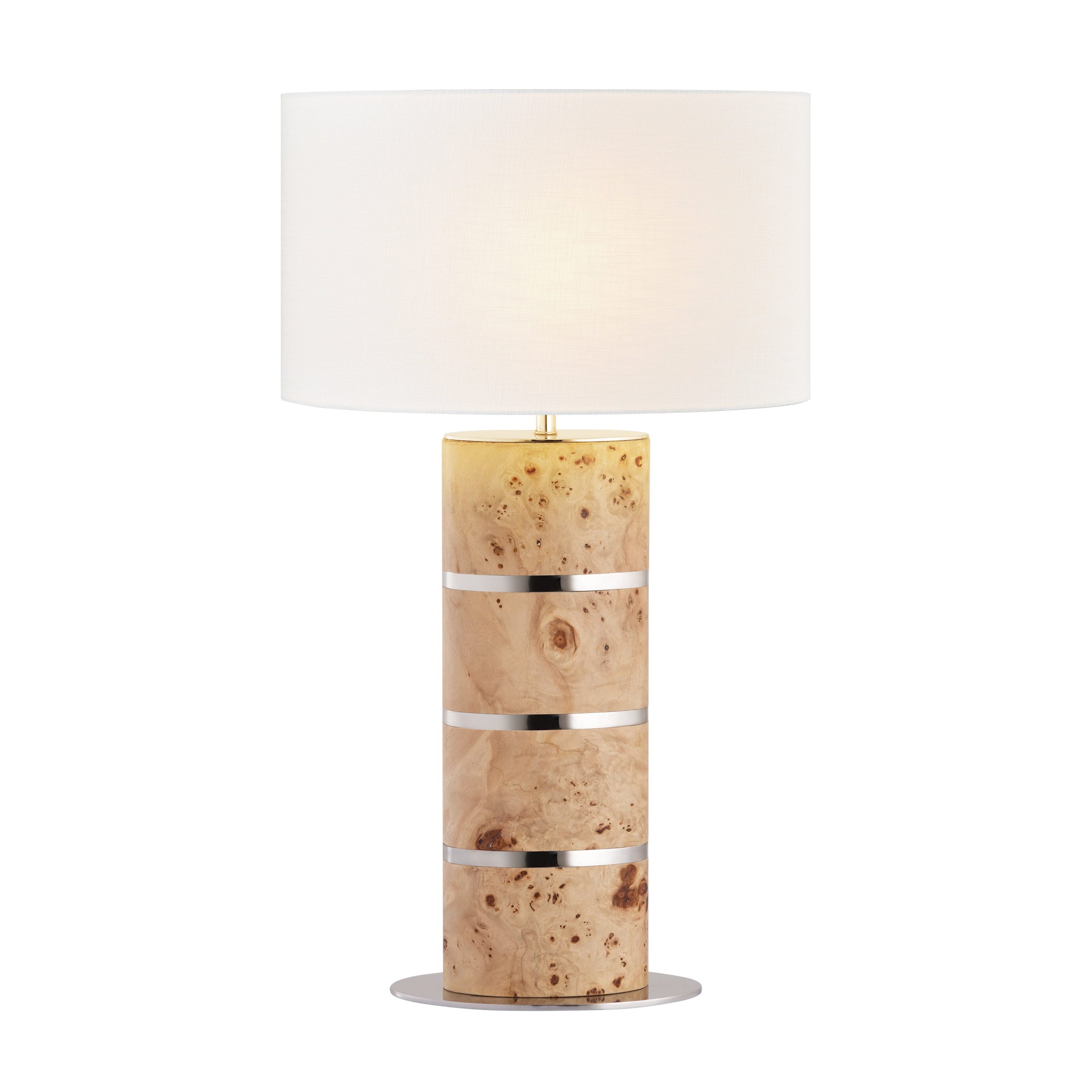 ELK SIGNATURE H0809-11133-LED Cahill 28” High 1-Light Table Lamp – Natural Burl – Includes LED Bulb