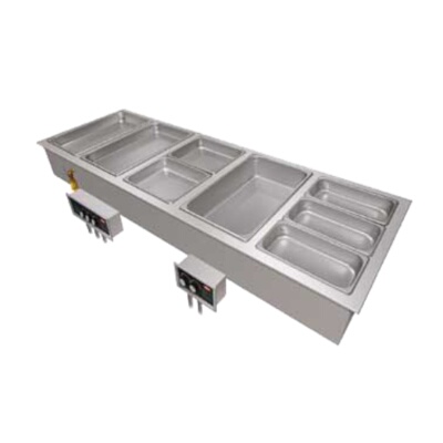 Hatco HWBI-5MA – Drop-In Hot Food Well, manifold drains & auto-fill, (5) full pans, insulated