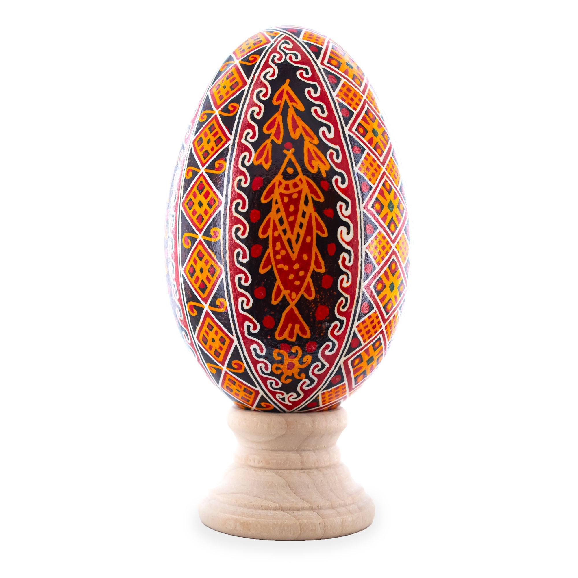 Goose Real Blown Out Ukrainian Easter Egg 11