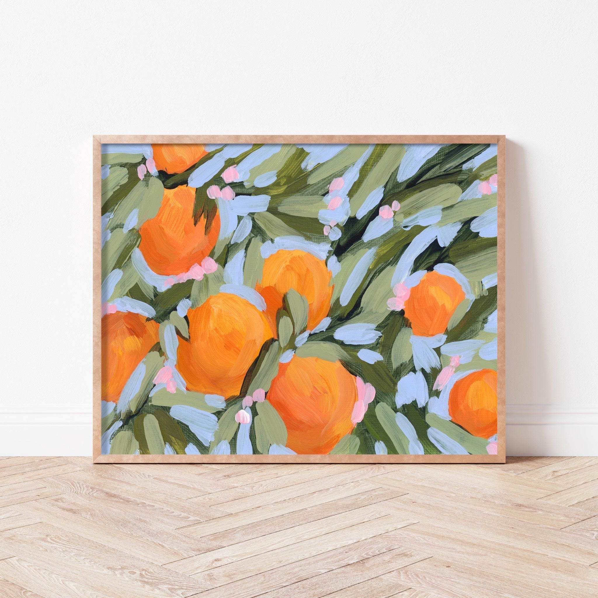 “Oranges and Blossoms” Art Print