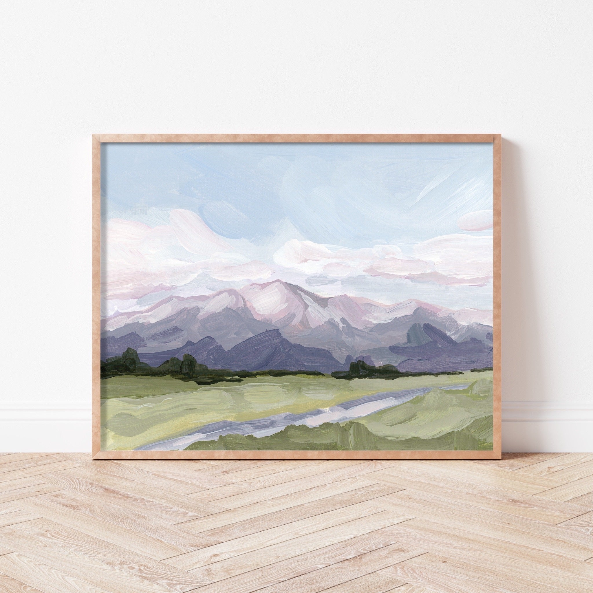 “Purple Peak” Art Print