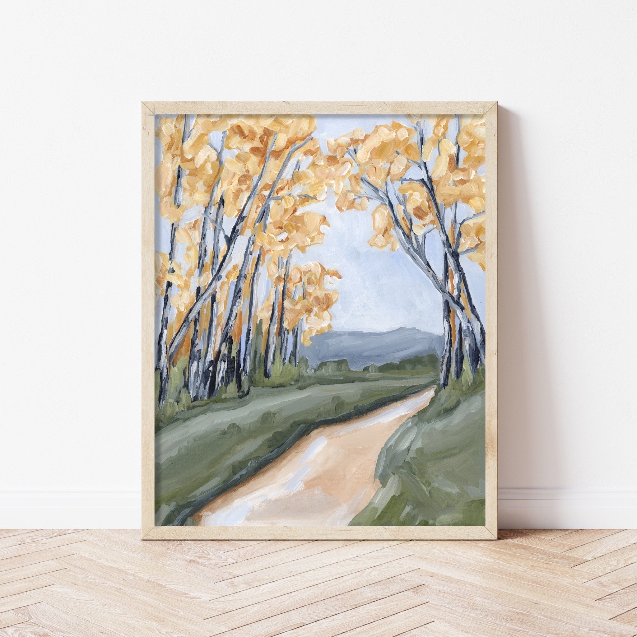 “September Trees” Art Print