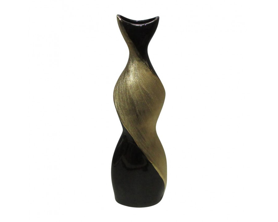 Sagebrook – 24″ Ceramic Twisted Vase