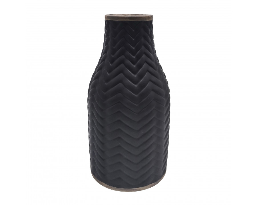 Sagebrook – 10″ Chevron Vase