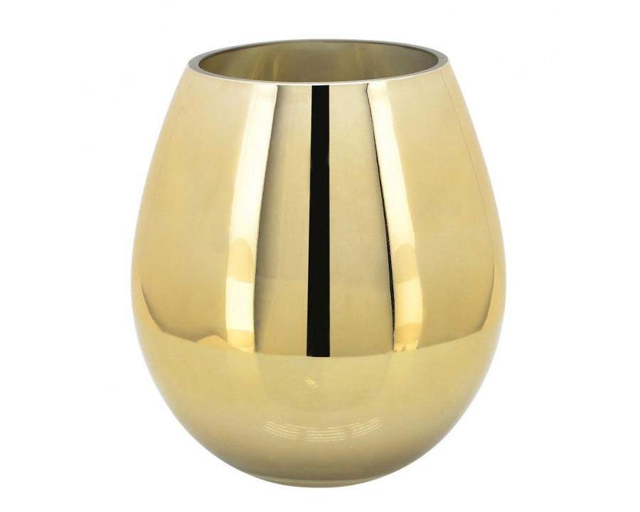 Sagebrook – Glass 6″ Metallic Vase