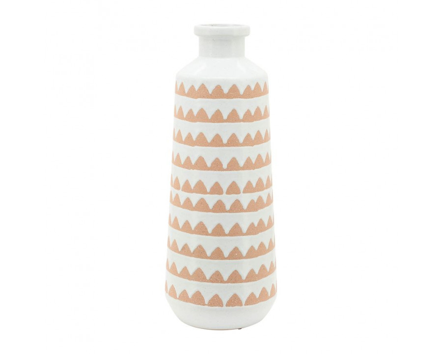 Sagebrook – 16837 16″ Ceramic Aztec Vase