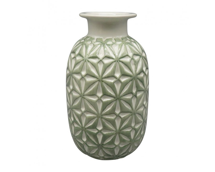 Sagebrook – 8″ Ceramic Daisy Vase