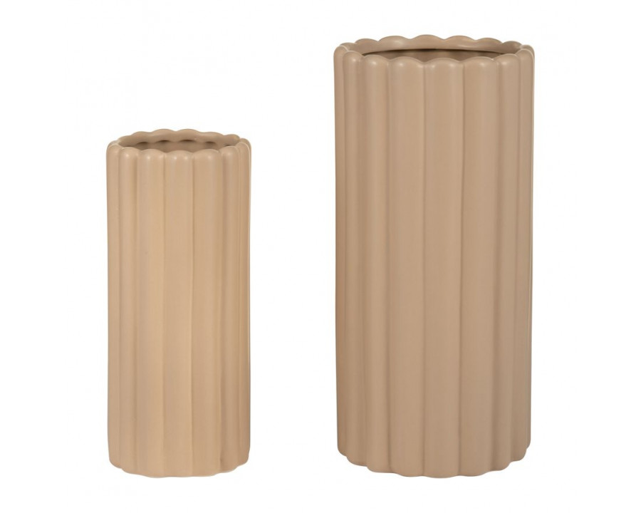 Sagebrook – 10″ Terracotta Texture Vase