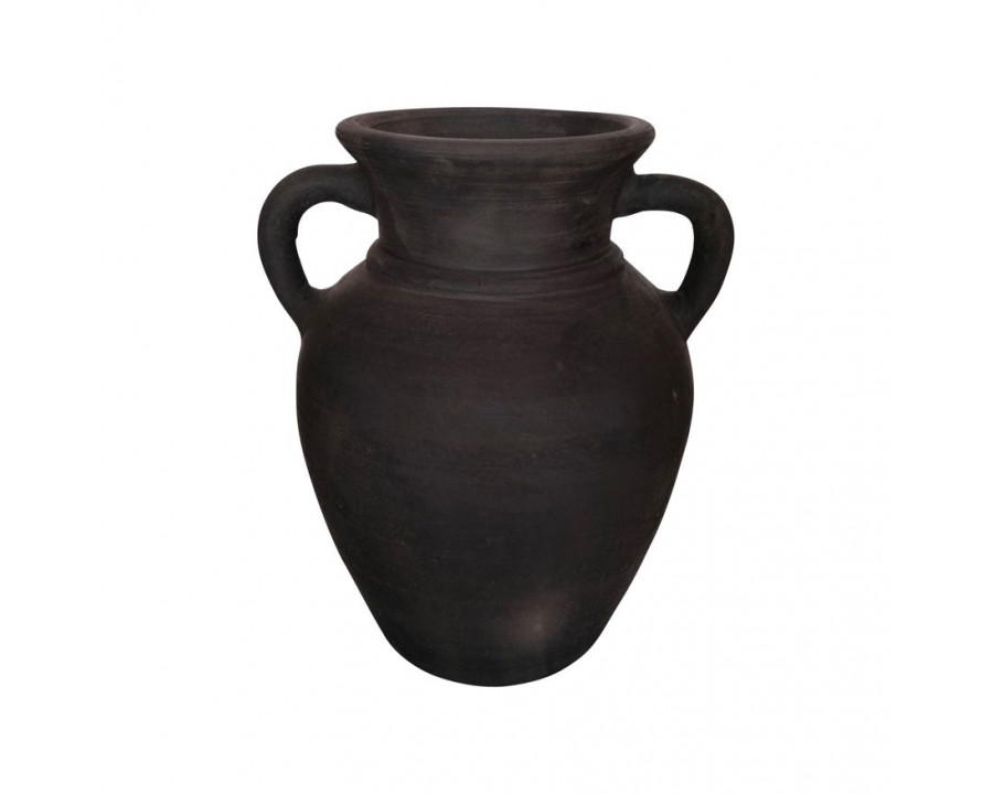 Sagebrook – 9″ Terracotta Vase With Handles