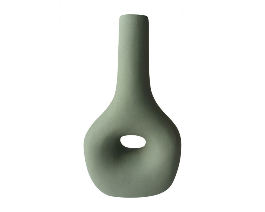 Sagebrook – 7″ Ceramic Short Open Cut-out Nomad Vase