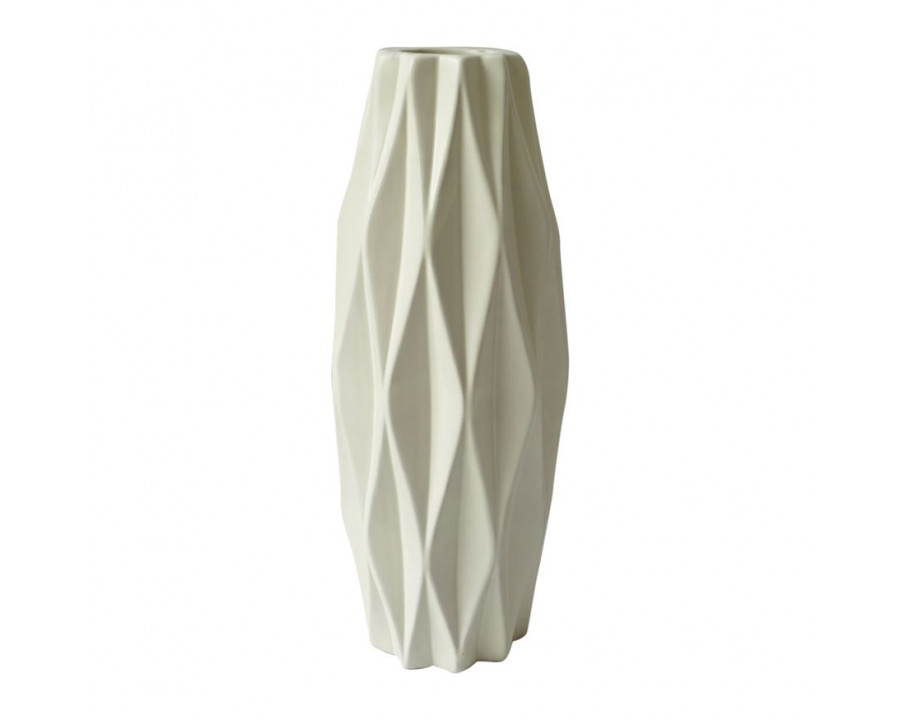 Sagebrook – 12″ Ceramic Flutter Vase