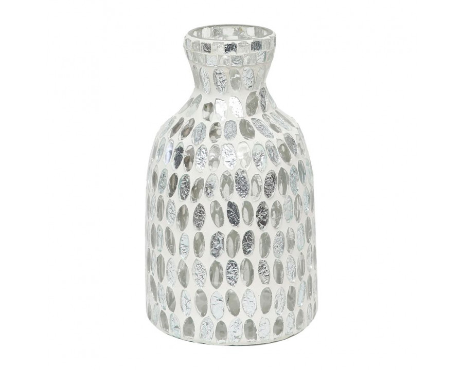 Sagebrook – 7″ Glass Mosaic Vase