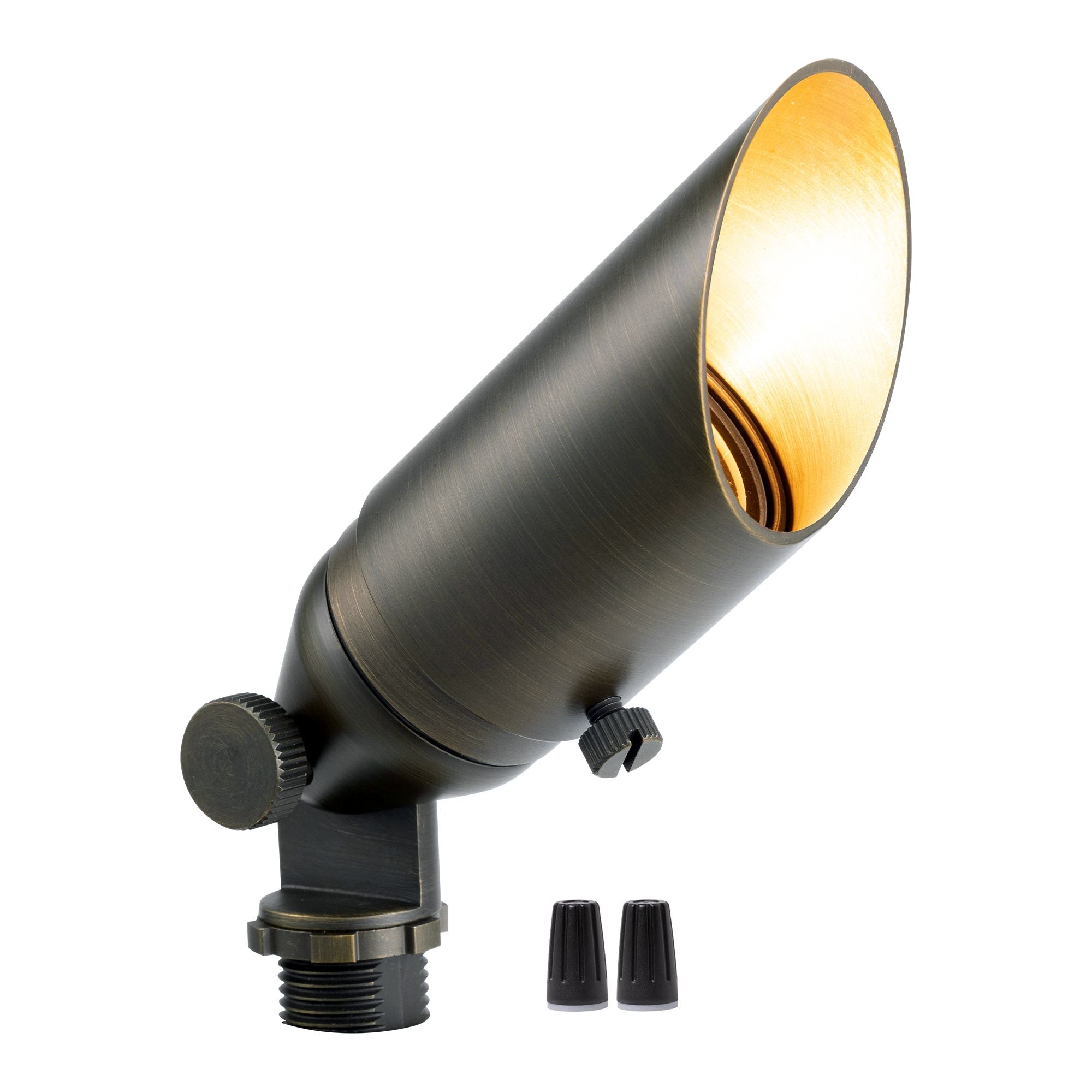 Gardenreet Mini Solid Brass Spotlight Stretchable Shroud MR11 – Bronze (2103)