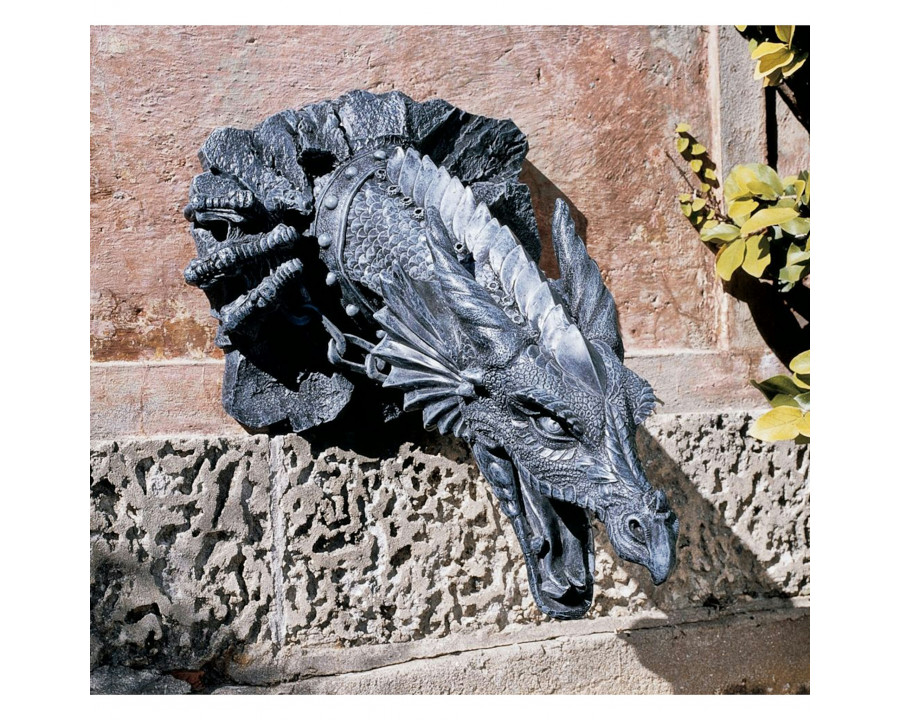 Toscano – Sir Gawain Gothic Dragon Wall Sculpture