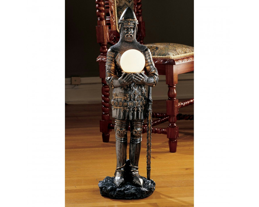 Toscano – Sir Percival Knight Illuminated Statue