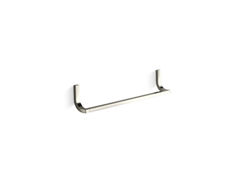 KOHLER K-11580-SN Loure 18″ Towel Bar In Vibrant Polished Nickel