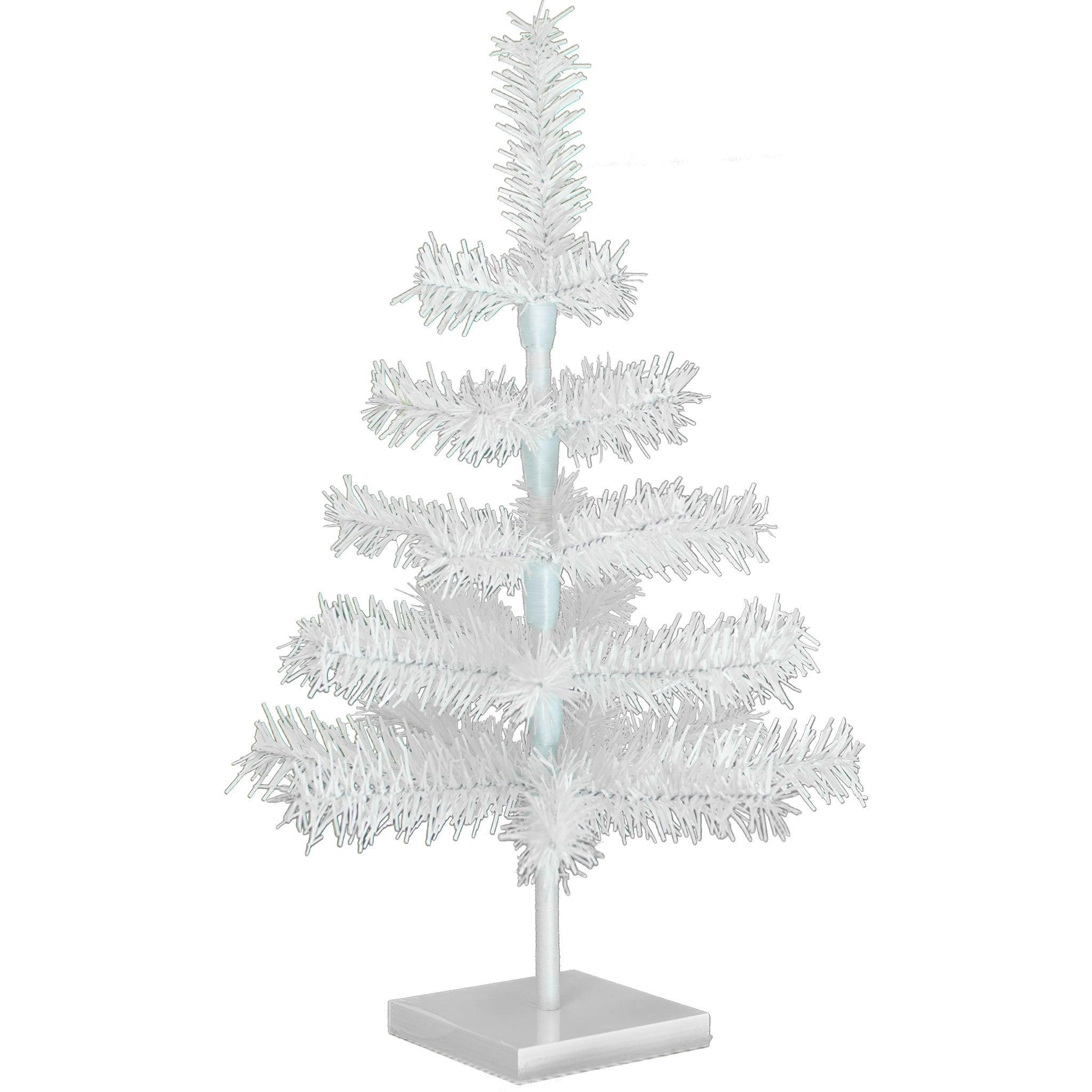 White Tinsel Christmas Tree