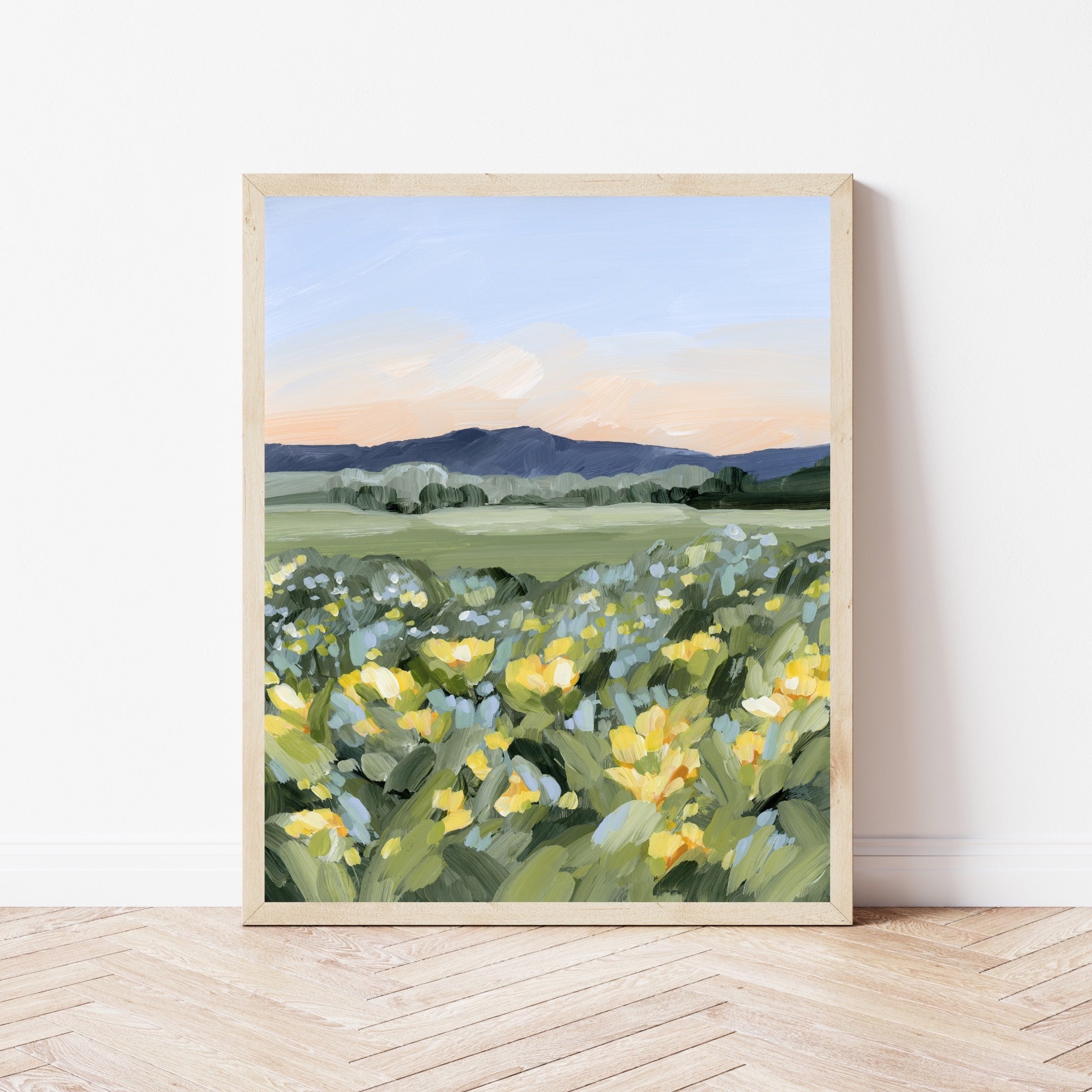 “Yellow Fields” Art Print