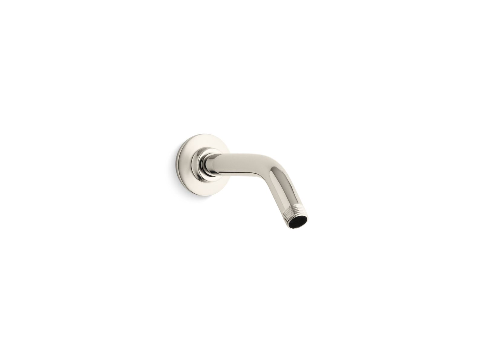 KOHLER K-7397-SN Mastershower Shower Arm And Flange,7-1/2″ Long In Vibrant Polished Nickel