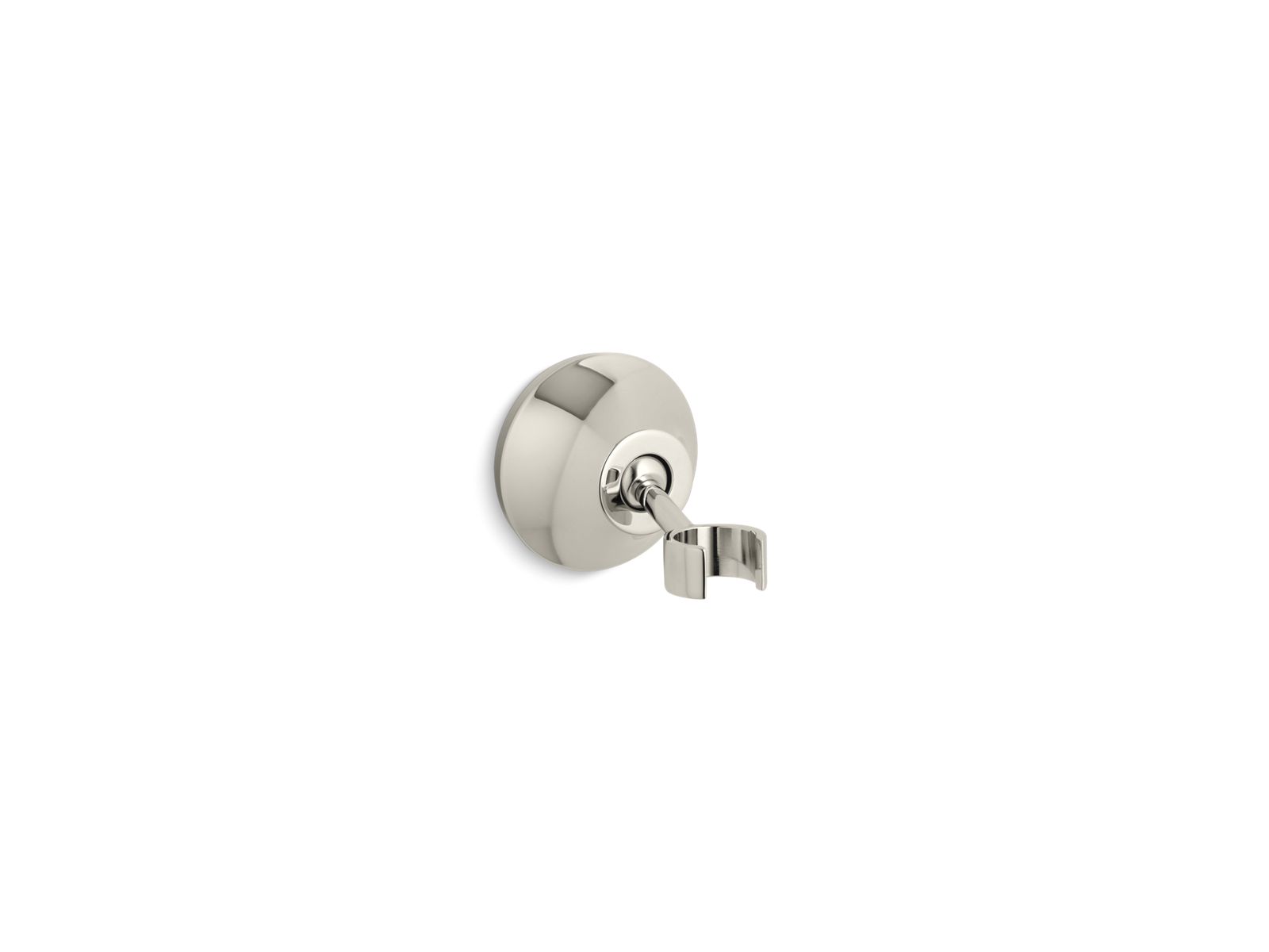 KOHLER K-352-SN Forte Adjustable Wall-Mount Holder In Vibrant Polished Nickel