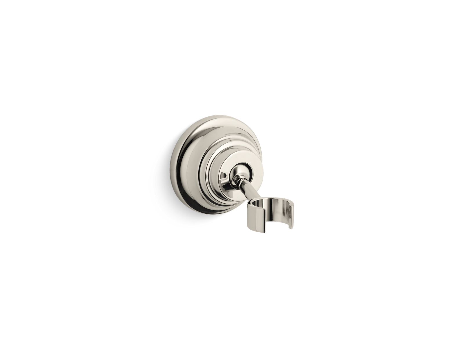 KOHLER K-10599-SN Bancroft Adjustable Wall-Mount Handshower Holder In Vibrant Polished Nickel