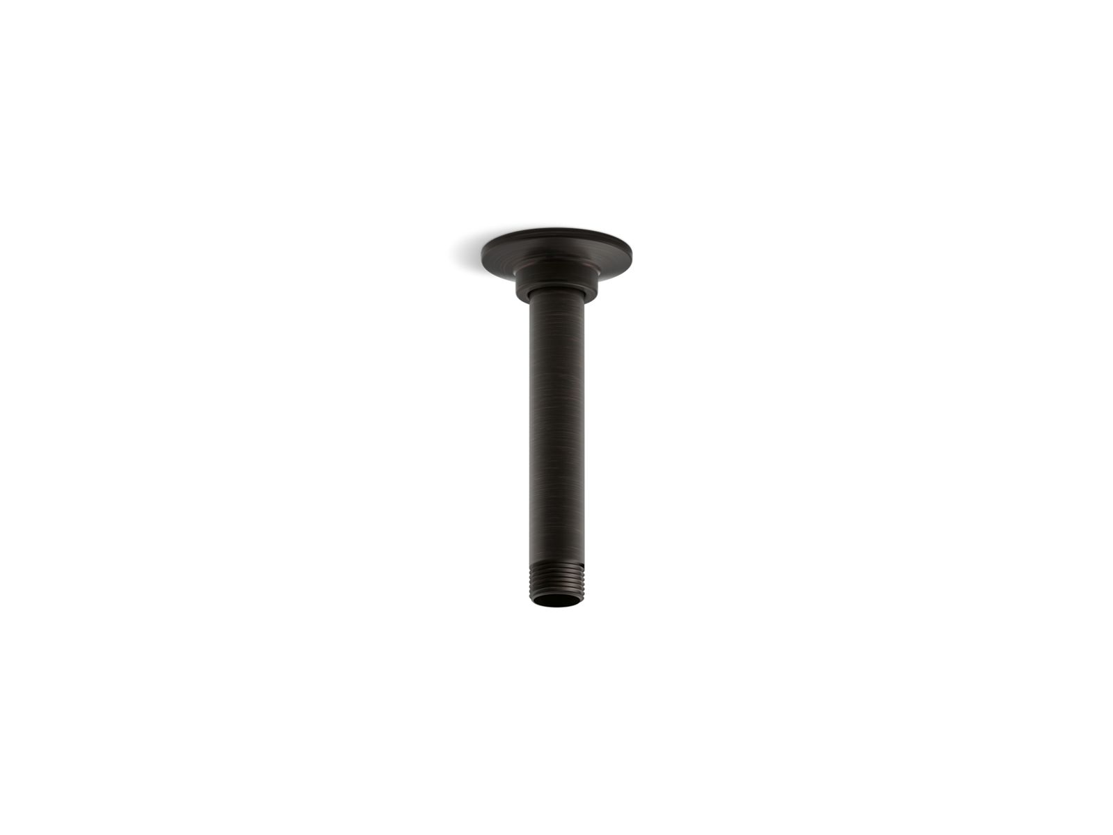 KOHLER K-7394-2BZ 6″ Ceiling-Mount Single-Function Rainhead Arm And Flange In Oil-Rubbed Bronze